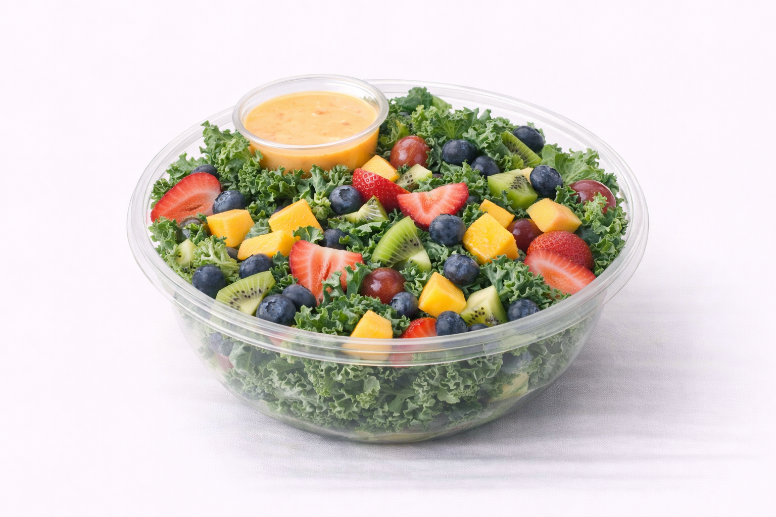 Kale and Assorted Fruit Salad